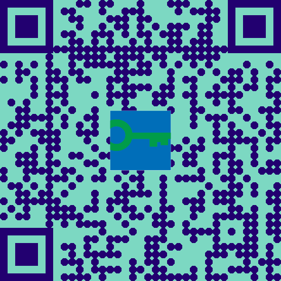 QR koda za povezavo na stran GreenKey